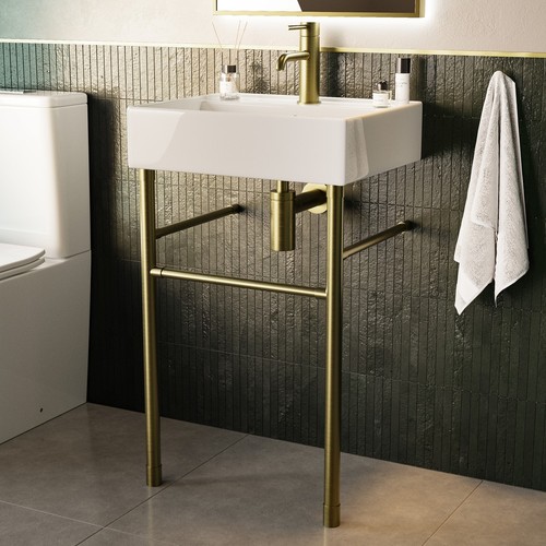 500mm tap hole basin - 500mm, with
