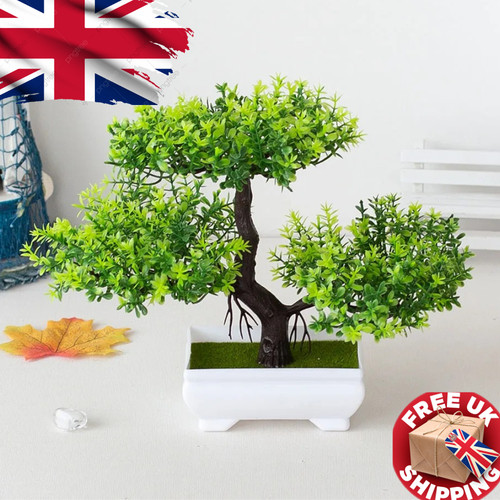 Artificial potted bonsai tree - artificial,