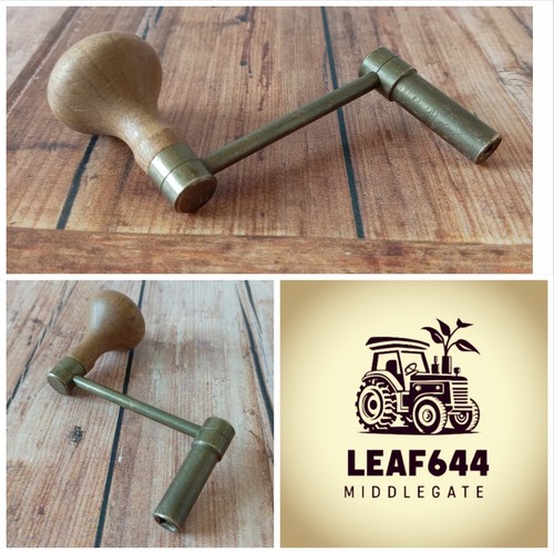 Clock winding key crank - key,
