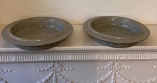 Two Vintage Purbeck Pottery Portland Plates