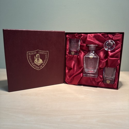 Burns crystal decanter - crystal, &