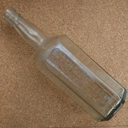 Vintage glass gin bottle - vintage,