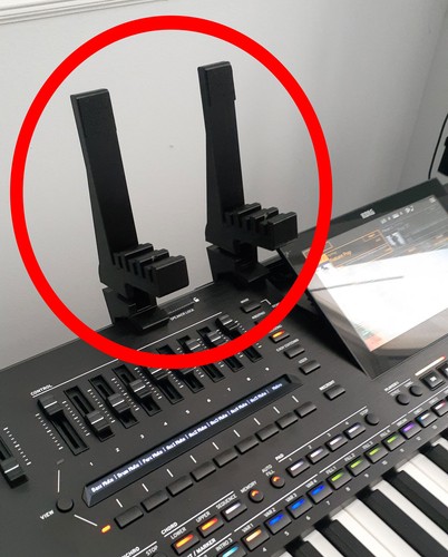 Music stand tablet holder - music,