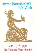 1 x QSL Card Great British QSL