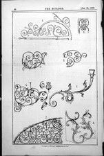 Old Antique Print Wrought