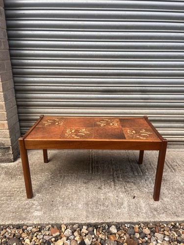 Vintage tile top coffee - top, table