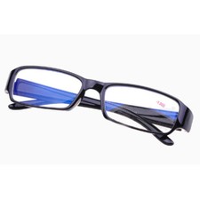 Short Sighted Glasses -1.00 to -6.00 Lens Black Plastic Anti Blue Ray Eyeglasses