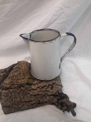 Vintage white enamel - vintage,