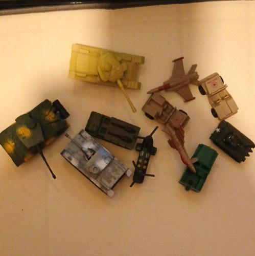 10x plastic toy - toy, vehicles