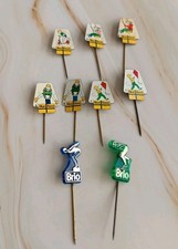 Dutch Advertising Pins x 9