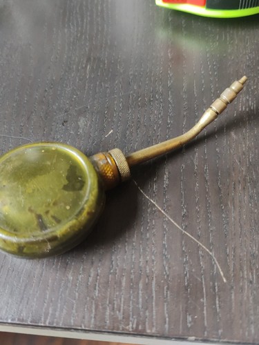 Old plastic brass - old, oil