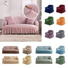 Elastic Stretch Sofa Cover with Skirt Couch Covers Slipcover Furniture Protector