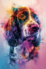 Cocker Spaniel Dog Canvas