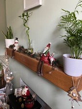 Oak Mantel Shelf Fireplace Beam Handmade Solid French Oak Rustic Country