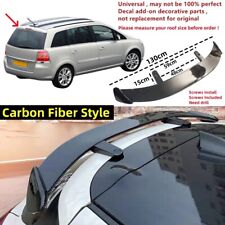 For Vauxhall Zafira II (B) A05 Rear Roof Spoiler " Carbon Fiber Look " Universal