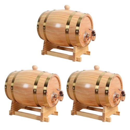 Oak wine barrel - with, stand