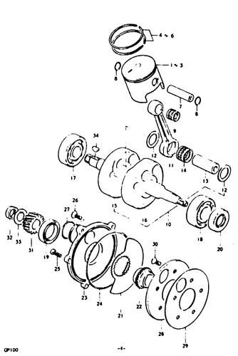 Suzuki genuine ring gp100 - suzuki,