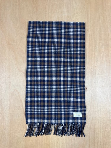 Aquascutum navy beige plaid
