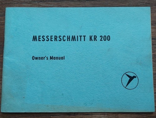 Messerschmitt kr200 owner - messerschmitt,