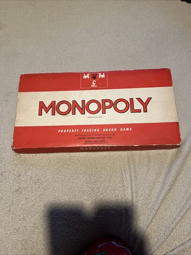 Original monopoly board game - board,