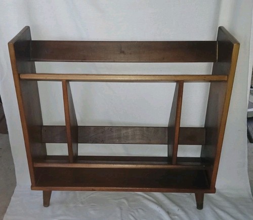 Mcm wood bookcase books - mcm,
