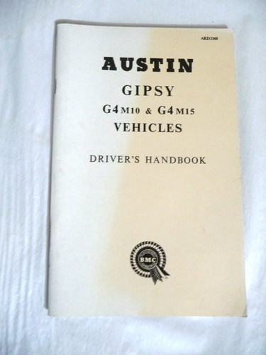 Austin gipsy m10 g4 m15 - gipsy, &