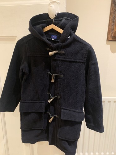 Cyrillus navy wool duffle coat - navy,