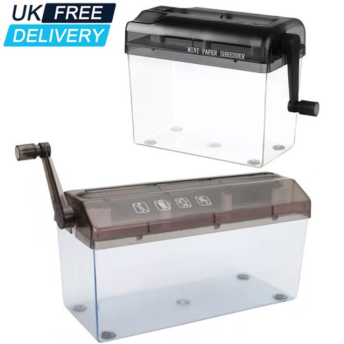 Mini manual paper shredder - mini,