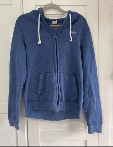 Hollister navy blue hoodie - navy,