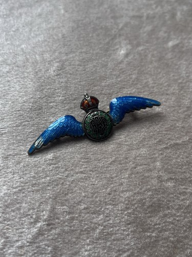 Vintage raf silver enamel - silver, &
