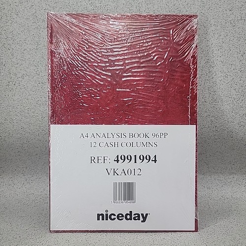 Hard back analysis book - a4,
