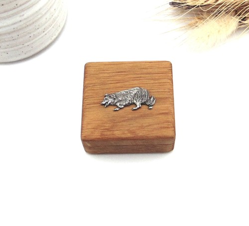 Border collie trinket - trinket, box