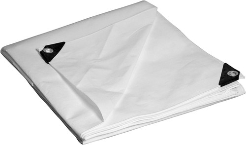 Heavy duty white - heavy, tarpaulin