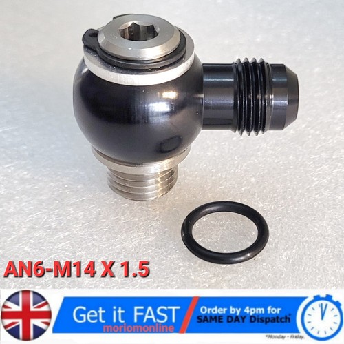 Black banjo adapter - (6an),