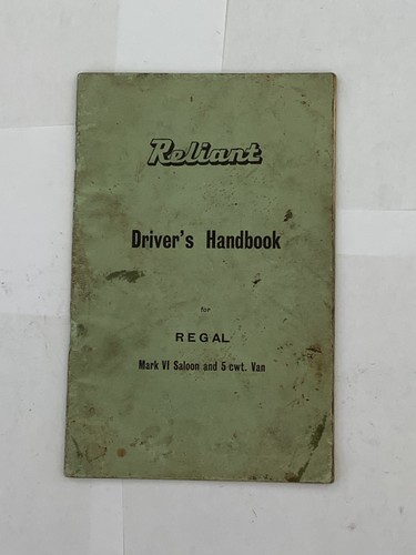 Reliant regal original drivers - original,