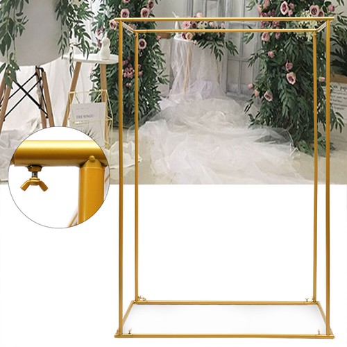 Gold rectangle wedding arch - rectangle,