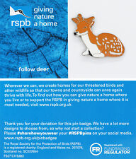 RSPB Pin Badge GNaH Fallow