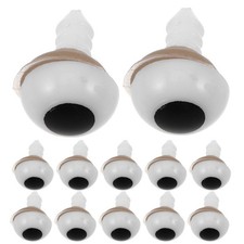  50 Pcs Amigurumi Eyes Plastic Safety Craft for Crochet Stuffed Animals Cosplay