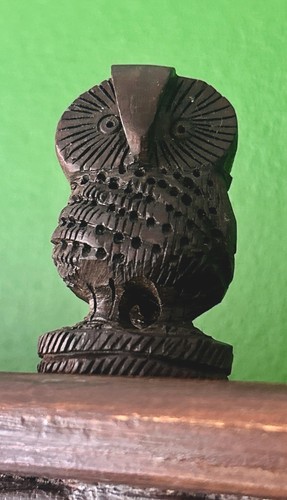 Mid century hand carved - mid-century, wooden
