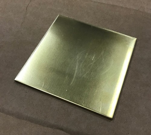 New brass sheet 200mm - new,