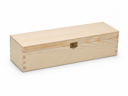 Wooden wine bottle box pine - wooden,