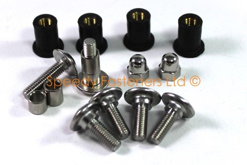 Stainless steel bolts - steel, screen