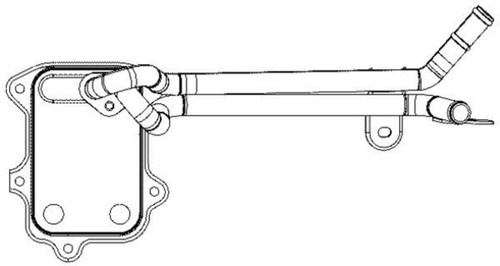 Engine oil cooler mahle - engine,