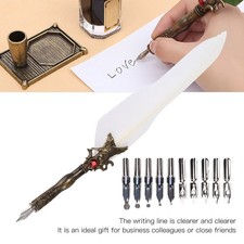 Elegant Feather Pen For Signature Gift Wedding Desk Decor