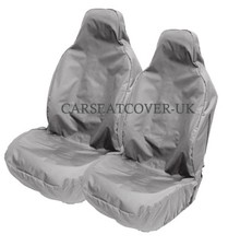 VAUXHALL Vectra VXR - Heavy Duty Grey Waterproof Car Seat Covers - 2 x Fronts