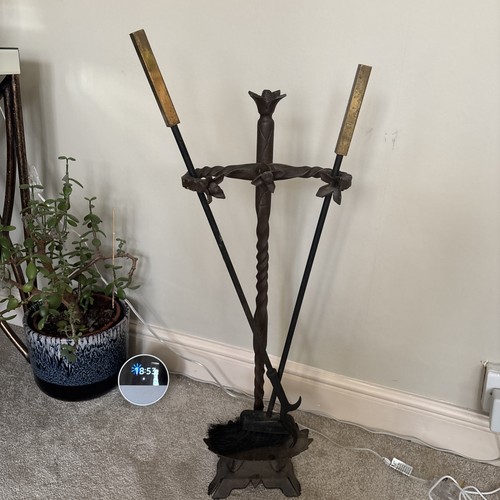Vintage cast iron brass - iron,
