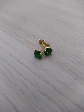 Diamonique Earrings Sterling