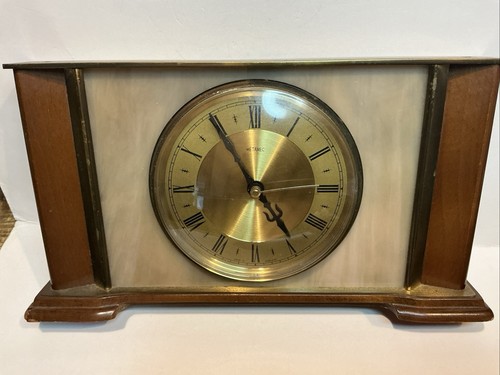 Vintage metamec mantle clock - metamec,