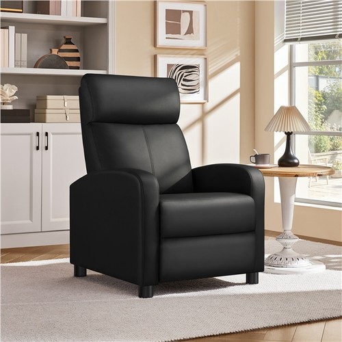 Recliner chair leather modern - chair,