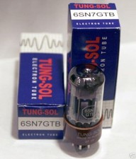 (2) AMPLITREX MATCHED TUNG-SOL 6SN7 GTB 6SN7GTB Octal BaseTubes 